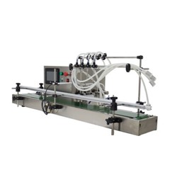 110V Automatic 4Head Magnetic Pump Filling Machine Liquid Bottle Filler 5-1000ml