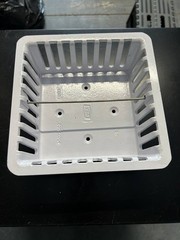 ZURN Drain Bucket: Aluminum, 8 7/8 in Overall Wd, 3 5/8 in Overall Ht