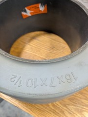 New Unitrac MAX Solid Smooth Press On Forklift Tire 16x7x10-1/2 (W2G)