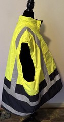 NWOT~ 5X High Visibility Safety Full Zip Vest Puffer Sleeveless Jacket