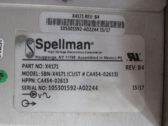 SPELLMAN SBN-X4171 X4171 POWER SUPPLY T260887