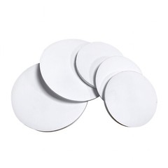 PTFE Plastic Solid Discs Flat Round Pad Sealed Cushioning Diameter 5mm-150mm Dia