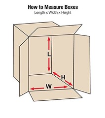 Aviditi HD1818DW Heavy-Duty Double Wall Corrugated Cardboard Box 18″ L x 18″ …