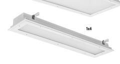 Lithonia VRTL F L48 3000LM ICW AP250FL Vandal Resistant Light