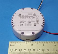 Dimmable LED Driver, DR-CV-30, HUARUI , 30-42 Volt, 700mA, 30 Watt