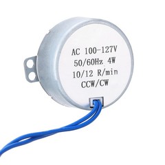 TYC-50 Small Synchronous Motor 100-127V AC 10-12RPM Shaft CW/CCW 4W 2kgf.cm