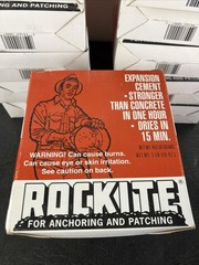 Rockite 10001 Off-White Anchoring Expansion Cement Powder 1 lbs. (Pack of 15)