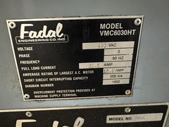 FADAL 6030 VERTICAL MACHINING CENTER – 4th Axis, 10k Spindle See Video