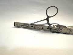 Vintage US Army Hemostat Forcep Locking Clamp Stainless Surgical Instrument
