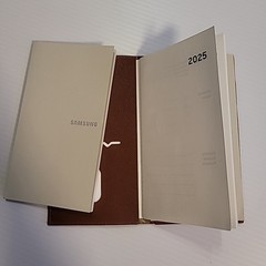 Leather Planner And Paper Samsung Branded Brown With Extra Paper