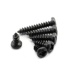 M3 Black Steel Phillips Round Pan Head Self Tapping Screw Sheet Metal Wood Screw