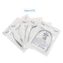 Dental Orthodontic Heat Thermal Activated NITI Arch Wires Natural Round Wire