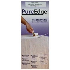 Walnut Real Wood Veneer 48 in. x 96 in. 10 mil Paperback Easy Installation