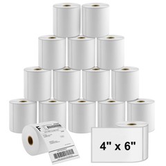 4″x6″ Direct Thermal Shipping Labels 250/Roll 450/Roll 500/Roll for Zebra Rollo
