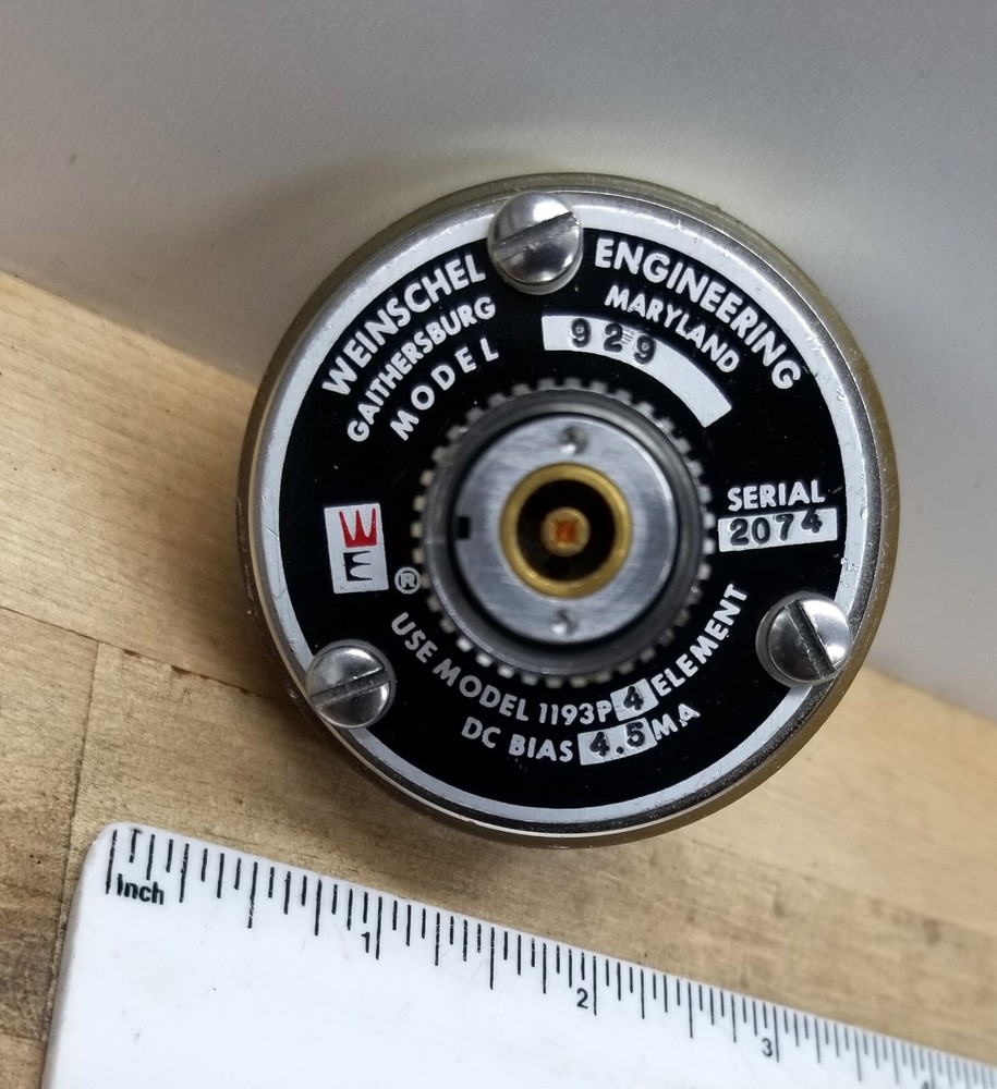 WEINSCHEL ENGINEERING MODEL 929 USE MODEL 1193P 4 Element
