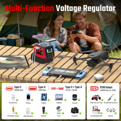 2-Pack 300W Power Regulator Compatible with Milwaukee 18V Battery, DC 2-30V