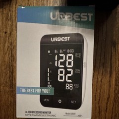 URBEST U80R Arm-Type Digital Blood Pressure Monitor Large LCD Memory Automatic