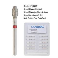 Dental Burs Diamond Egg Football FG Pear Round End Taper Cylinder High Speed 830