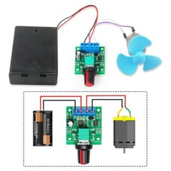 3 Pcs PWM Low Voltage Motor Speed Controller DC 1.8V-12V 2A Driver Switch
