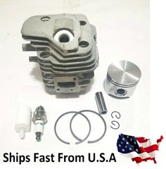 Nikasil Cylinder kit Fits Partner K650, K700 50mm bore Caber piston rings