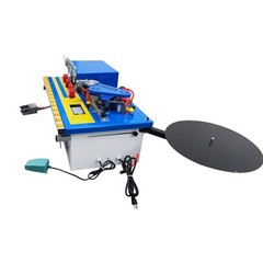 110V Automatic Wood Plate Edge Banding Machine Double-sided Trimming&Gluing