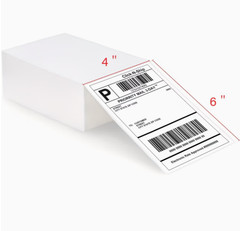 500PCS 4×6 Direct Thermal Shipping Labels Perforated Adhesive Mailing Labels