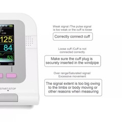 FDA Contec08A Blood Pressure Monitor 4 Cuffs+SPO2 sensor+PC Software,NIBP HR PR