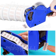 600PCS/Roll White Price Paper Tag Sticker Gun Labels Refill Ink Roll For MX 5500