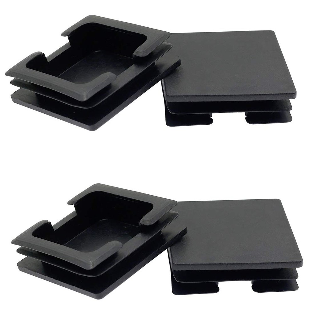4pack 75mm 3 Inch Square Plastic Plug Tubing End Caps Post End Cap For Square