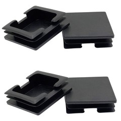 4pack 75mm 3 Inch Square Plastic Plug Tubing End Caps Post End Cap For Square