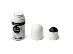 iMARK Premium Roll-On Ink Refill for Foam and Felt Stamp Pads, 2 oz (Black)