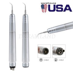 Dental Ultrasonic Air Perio Scaler Handpiece Scaling 2/4-Holes 3 Tips G1 G2 G4