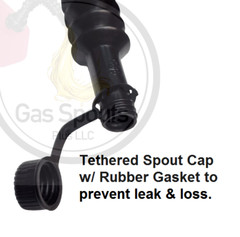 5 Heavy Duty Flexible GAS CAN SPOUT & PARTS KIT fits Brand BLITZ GOTT RUBBERMAID