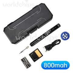 USB Soldering Iron 800mAh battery Digital Soldering Iron Set Temperature Adjust