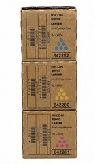 New-Genuine OEM Ricoh Savin IM C6000 Toner Cartridges Cyan-Magenta- Yellow
