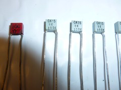 (11 pcs. +1 ) Erie CK05BX101K 100 pF ±10% 200V Ceramic Capacitor BX Radial