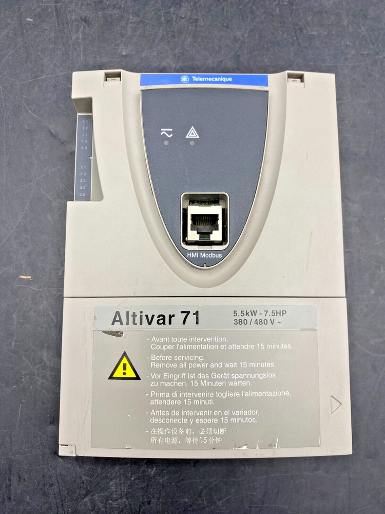 TELEMECANIQUE ALTIVAR 71 5.5KW 7.5HP 380/480V VARIABLE FREQUENCY