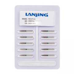 Dental Burs Diamond Flame FG for High Speed Handpiece Friction Grip Coarse Fine