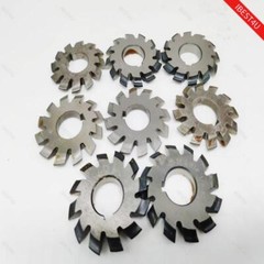 8 Pcs/Set Involute Gear Cutters PA14-1/2 HSS DP8 DP10 DP16 DP20 DP22 DP24 14.5°