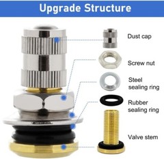 Gas Can Vent Caps | 6 Pack Fuel Gas Tank Vent Caps | Metal Gas Can Replacement |