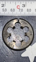 M20x2.5 Adjustable Round Die HSS High Speed Steel M20 X 2.5 1-1/2”OD