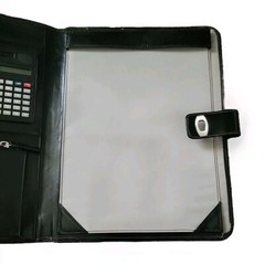 Franklin Covey Planner Black Classic Binder Faux Leather All In One 12.5 x10