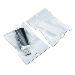 White Clear Plastic for Zip Retail Pearl Lock Packaging Hang Bags Accessories