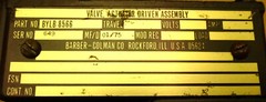 Barber Colman BYLB 8566 Valve Actuator Driven Assembly BYLB8566 NYLC9376 NEW