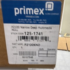 Primex SOHO PRO P2100 Media Panel, Plastic Wall Mount, White, P2100KND 125-1741