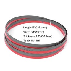 93″ x 3/4″ x 10/14tpi M42 Bi-metal Band Saw Blades Cutting Metal Welding