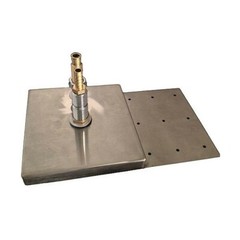 Stainless Steel Drip Tray – Counter Mount With Glass Rinser and Drain