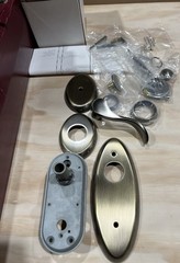 Baldwin 85345-050-2LFD Full Dummy Kit Landon Series Satin Brass-Black Finish NOS