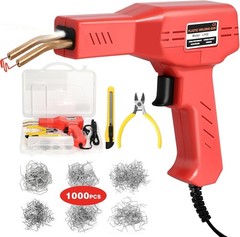 Plastic Welder Kit with Staples Car Bumper Repair Hot Stapler Gun Repair Tool