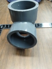 1X ESLON IPEX NIBCO GF 3″ T TEE SCH80 PVCI SCH 80 ASTM NSF-PW F-439 Socket SLI